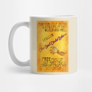 Vintage BadDudeBelow Ad Mug